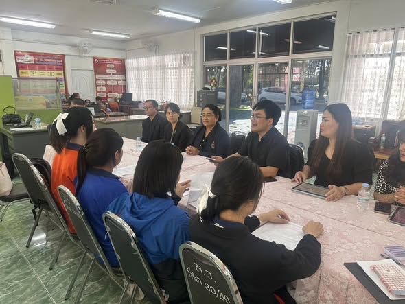 สาธารณสุขอำเภอวารินชำราบ ร่วมประชุมการเตรียมการเข้าประกวดชมรม To be number one ในสถานศึกษาดีเด่นระดับภาค ที่โรงเรียนลือคำหาญวารินชำราบ